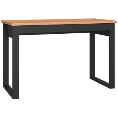 Escrivaninha Dalla Costa F24 118cm 1 Gaveta 100% MDF Freijó e Preto