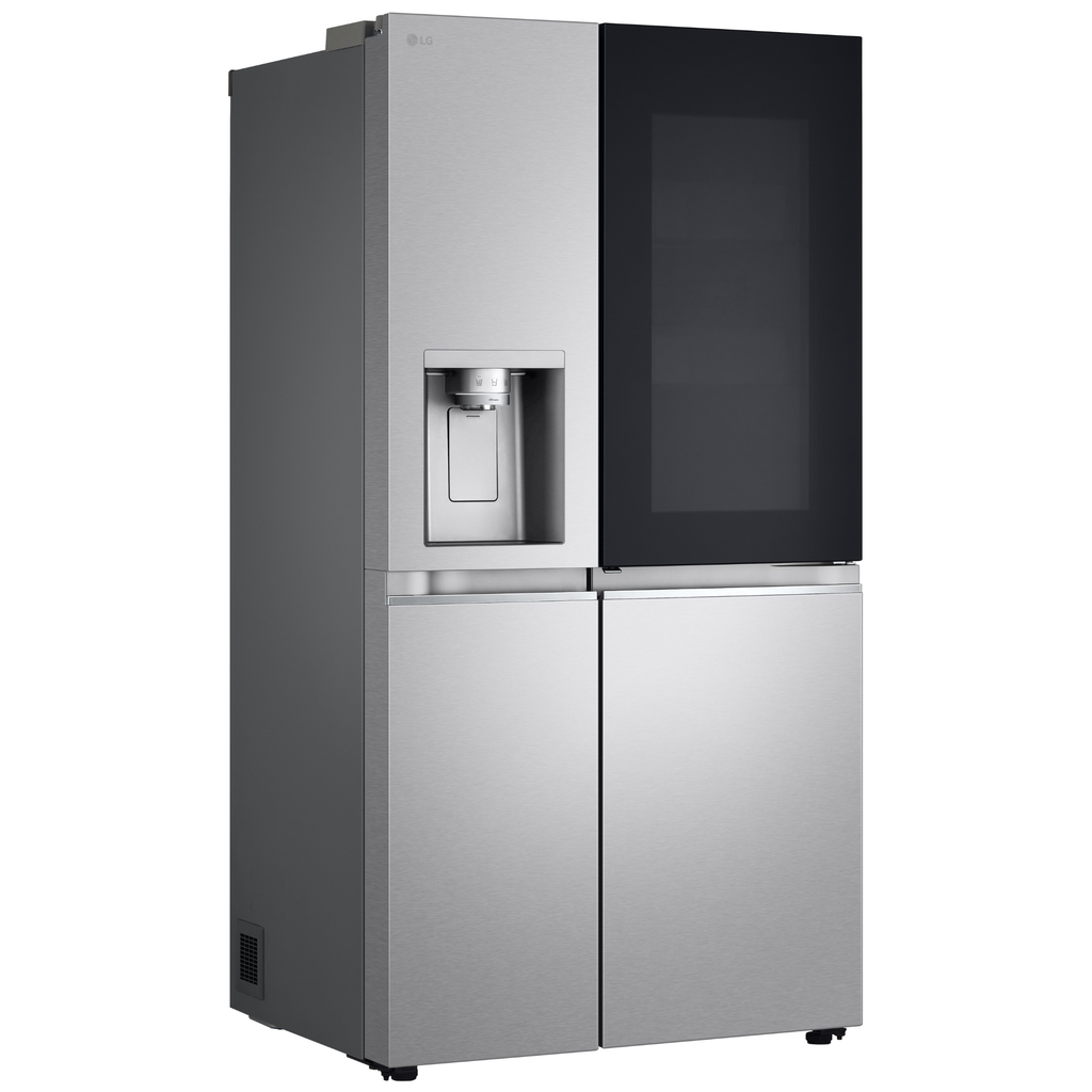 Refrigerador LG 628L Side By Side InstaView UVNano Inverter Inox Look Bivolt
