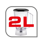 Liquidificador Arno 2L Power Mix Plus 550W LQ20 Preto 220V