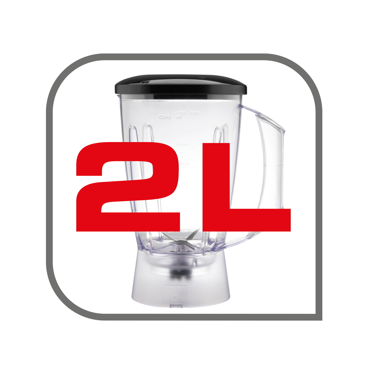 Liquidificador Arno 2L Power Mix Plus 550W LQ20 Preto 220V