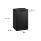Freezer Horizontal Flex Electrolux 95L HB10B Inverter Iluminação em LED Preto Bivolt