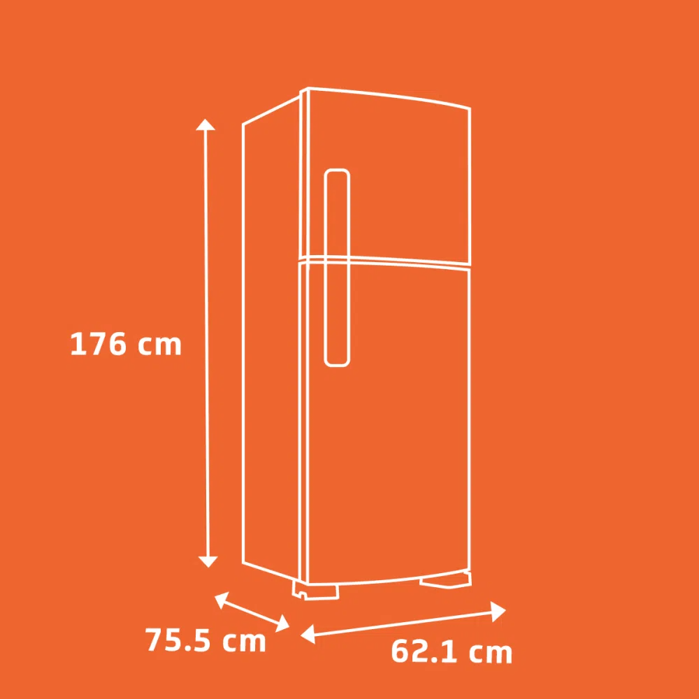 Refrigerador Brastemp 375L BRM44HB Duplex Branco 220V