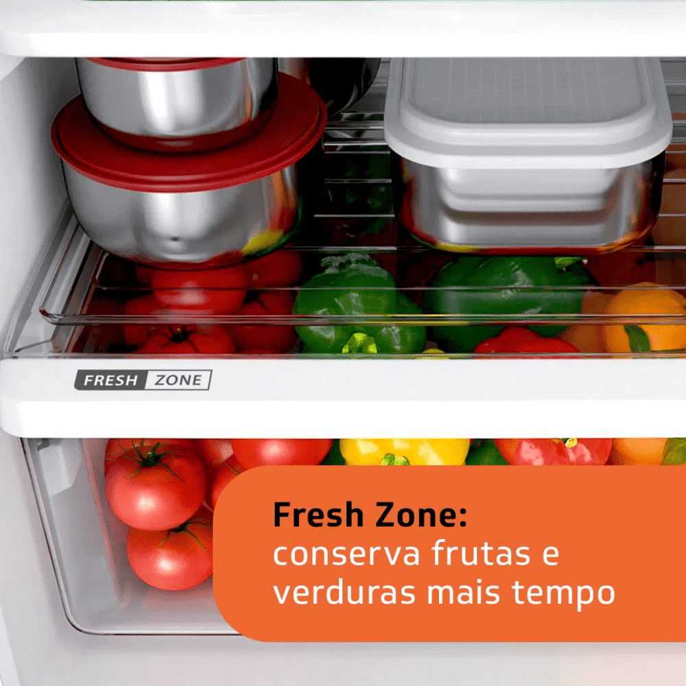 Refrigerador Brastemp 375L BRM44HB Duplex Branco 220V