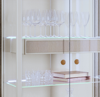Cristaleira Dune com LED Imcal 74cm Off White