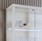Cristaleira Dune com LED Imcal 74cm Off White