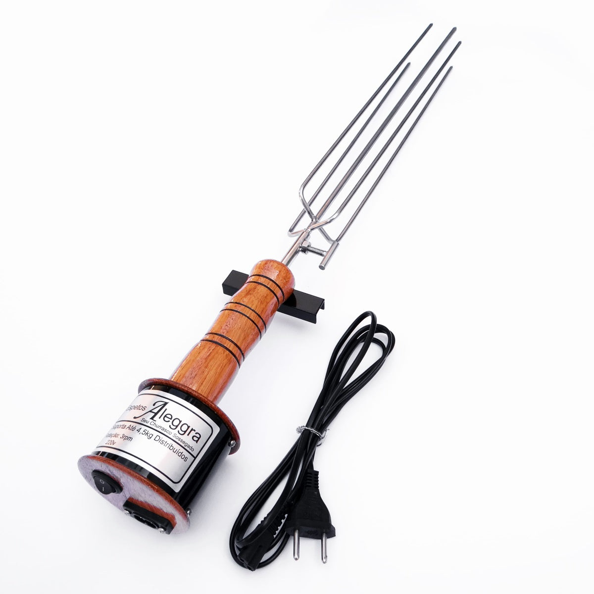 Espeto Giratório Aleggra para Petisco Inox