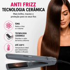 Prancha Gama Cerâmica Infinity One 220°C Cinza 220V