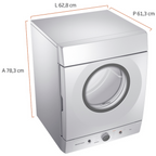 Conjunto Brastemp Lavadora de Roupas 14kg Advanced BWF14AB + Secadora de Parede 10kg BSI10BB 220V