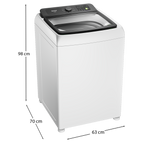 Lavadora de Roupas Consul 16Kg CWN16A Modo Eco Branco 220V