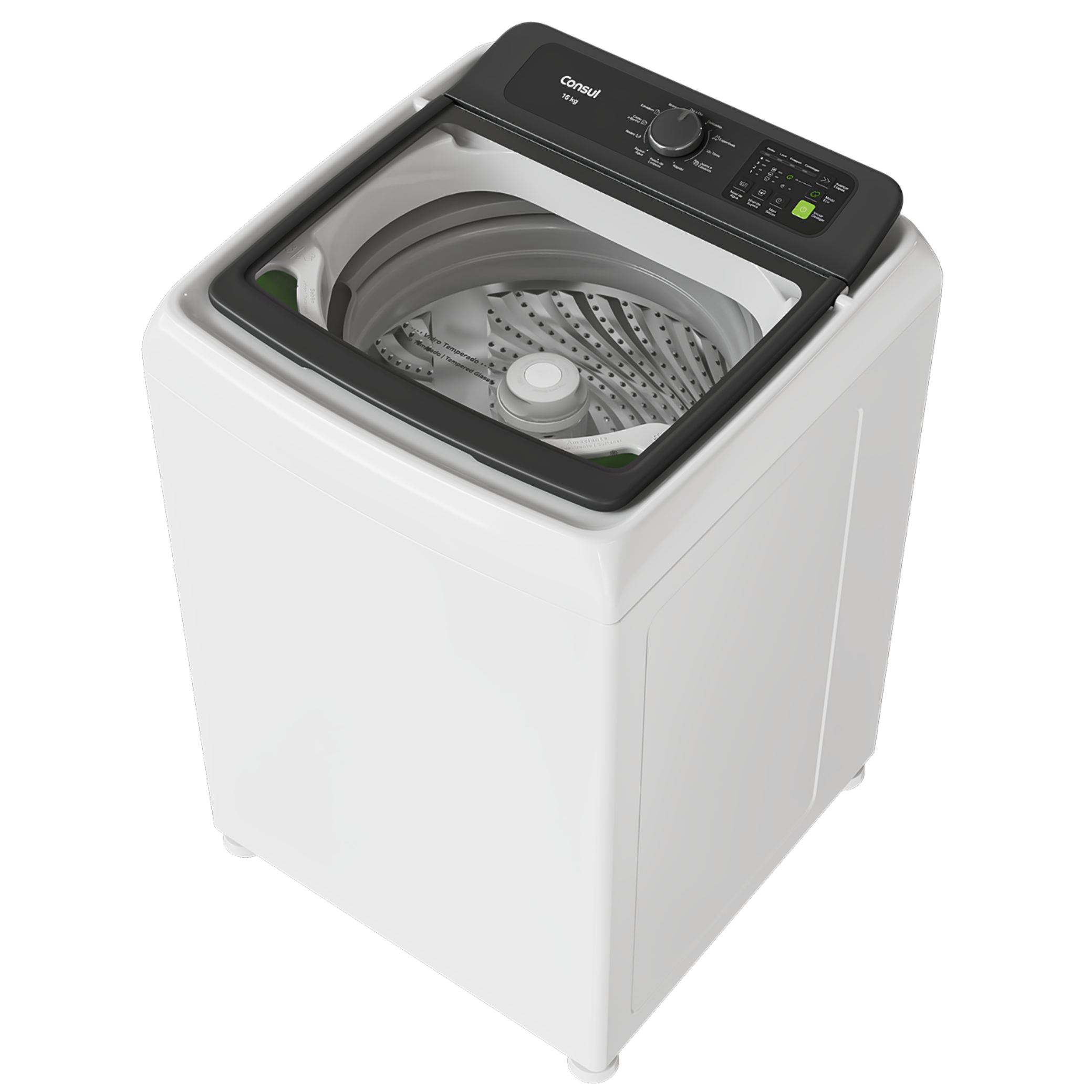 Lavadora de Roupas Consul 16Kg CWN16A Modo Eco Branco 220V