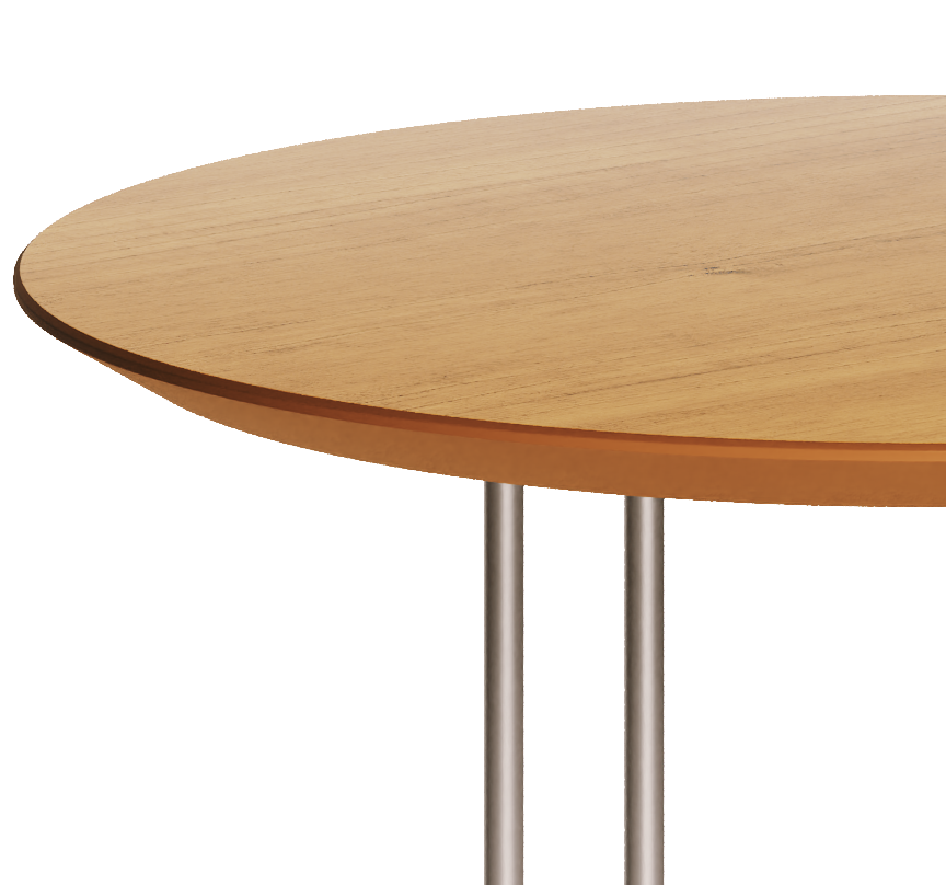Mesa de Centro Redonda Side Imcal 56x40 Pé em Metal Nature