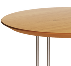 Mesa de Centro Redonda Side Imcal 56x40 Pé em Metal Nature
