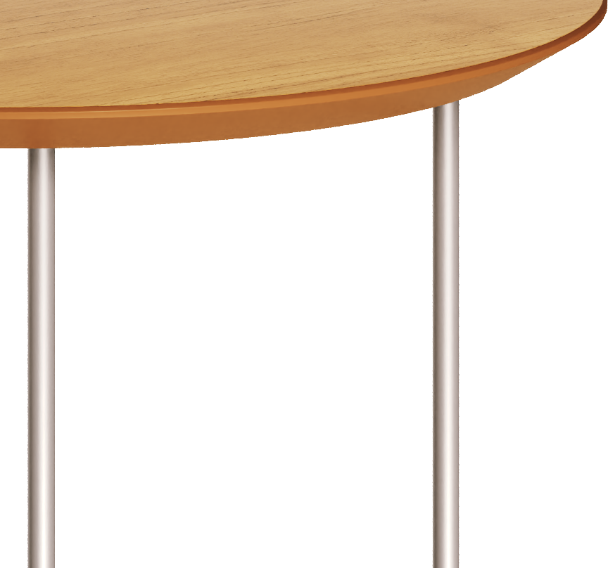 Mesa de Centro Redonda Side Imcal 56x40 Pé em Metal Nature