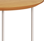 Mesa de Centro Redonda Side Imcal 56x40 Pé em Metal Nature