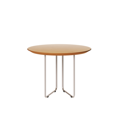 Mesa de Centro Redonda Side Imcal 56x40 Pé em Metal Nature