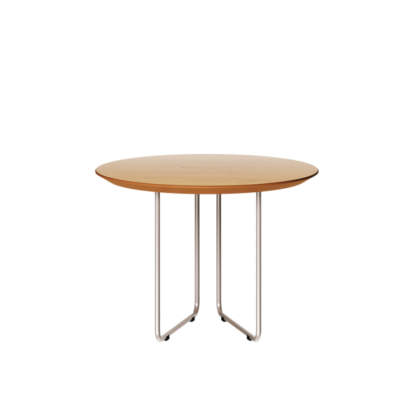 Mesa de Centro Redonda Side Imcal 56x40 Pé em Metal Nature