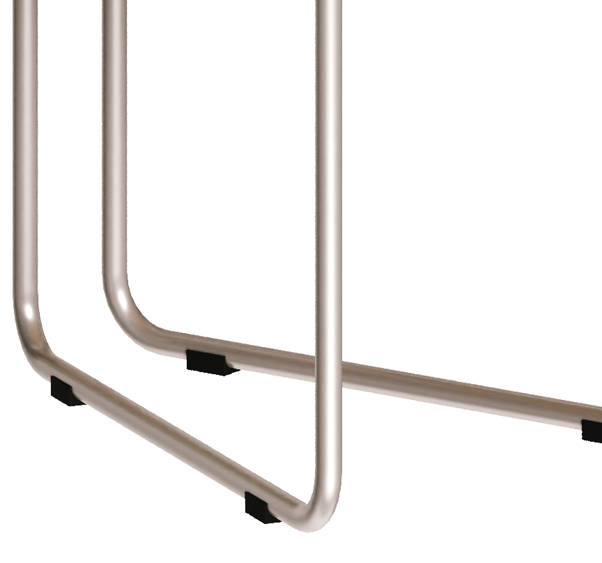 Mesa de Centro Redonda Side Imcal 56x40 Pé em Metal Nature