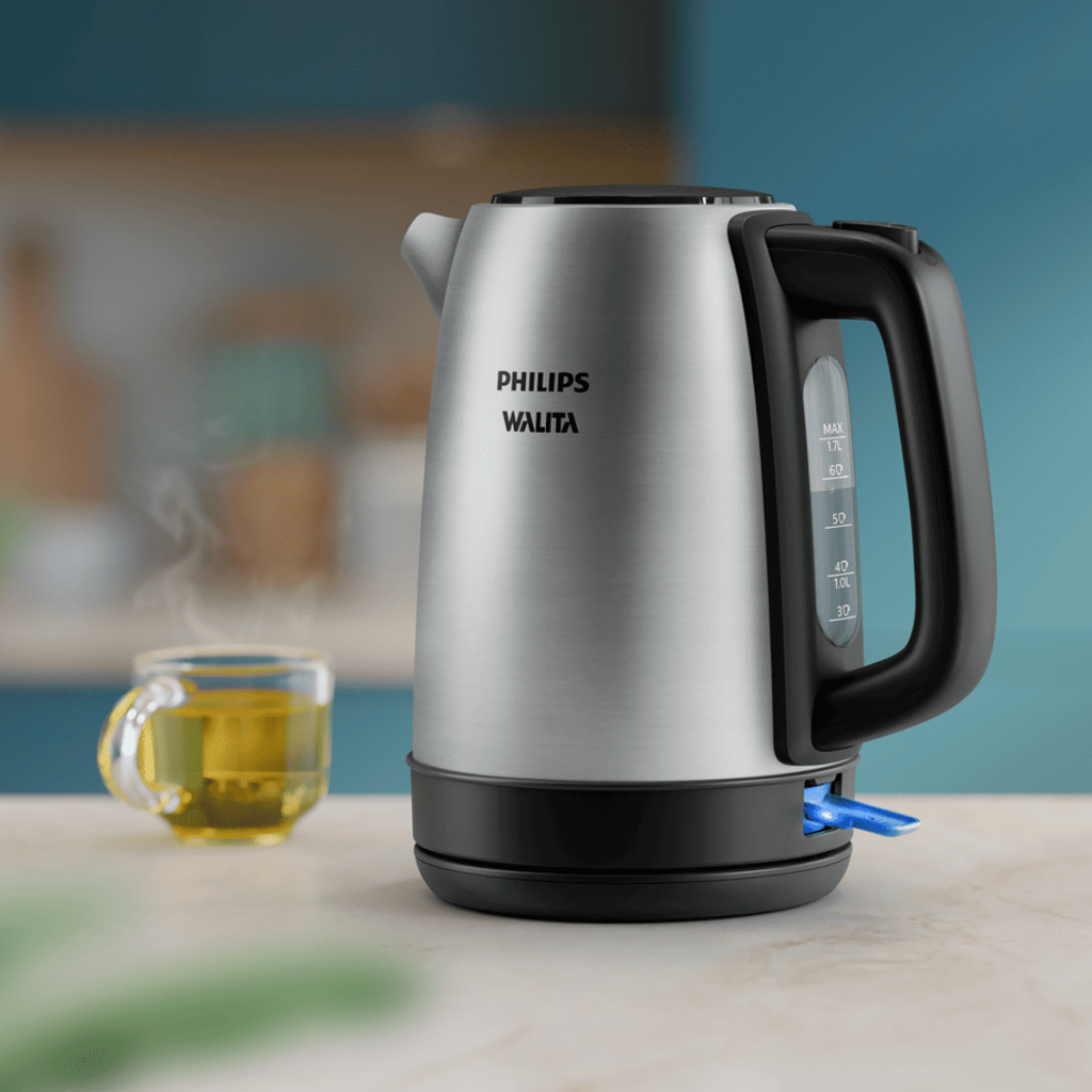 Chaleira Elétrica Philips Walita 1,7L 1850W HD9350 Inox 220V