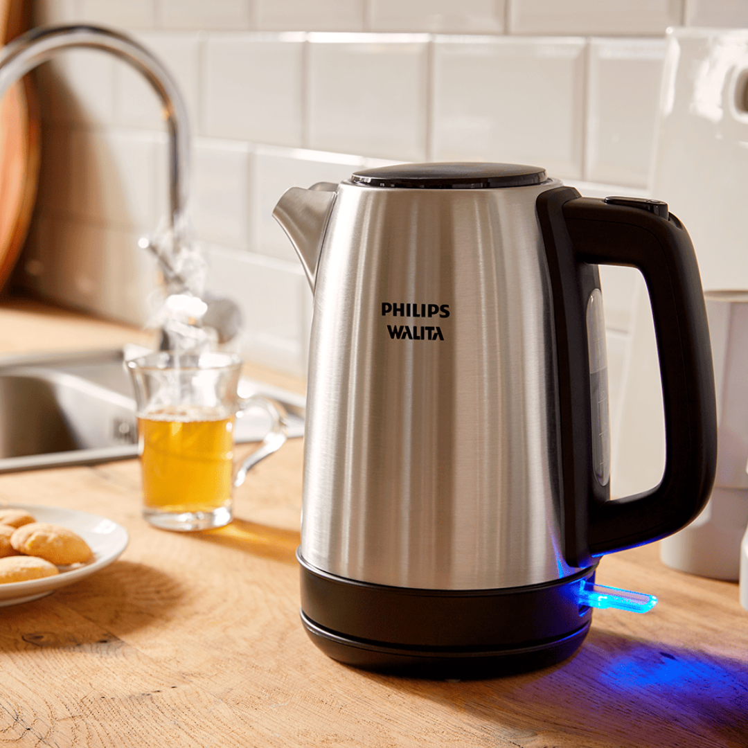 Chaleira Elétrica Philips Walita 1,7L 1850W HD9350 Inox 220V