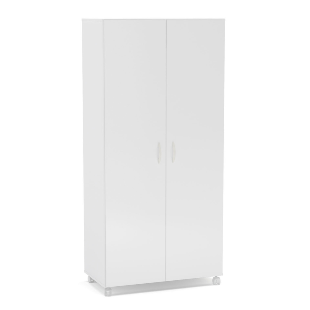 Armário Multiuso São Paulo Politorno Lavanderia 2 Portas 90cm Branco