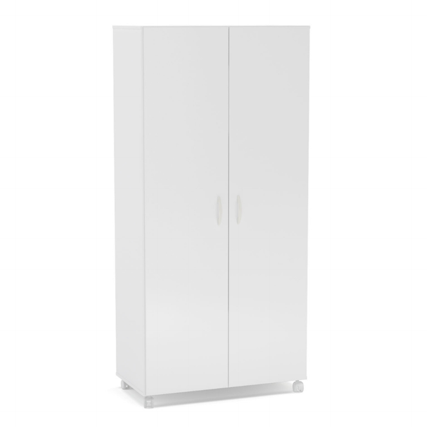 Armário Multiuso São Paulo Politorno Lavanderia 2 Portas 90cm Branco