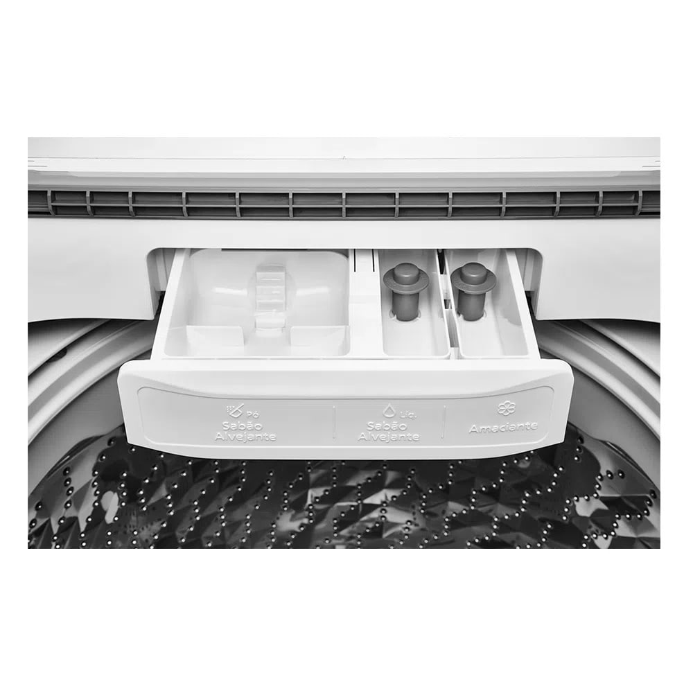 Lavadora de Roupas Panasonic 17Kg NA-F170B7WB Tecnologia Smartsense Cesto Inox 220V