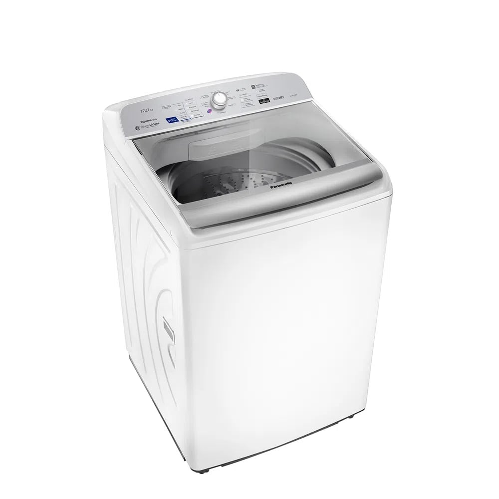 Lavadora de Roupas Panasonic 17Kg NA-F170B7WB Tecnologia Smartsense Cesto Inox 220V