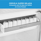 Refrigerador Midea 491L Duplex Inverter Branco Bivolt