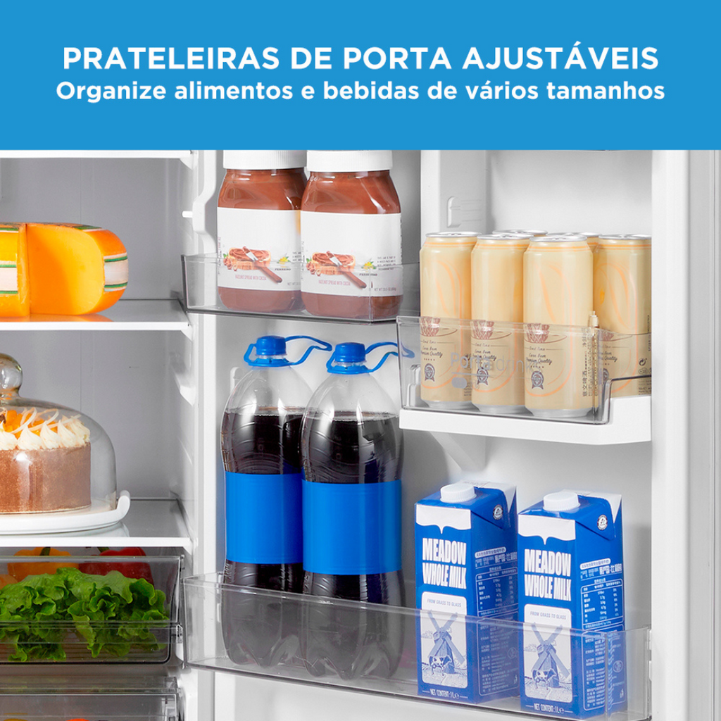 Refrigerador Midea 491L Duplex Inverter Branco Bivolt