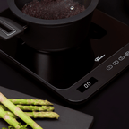 Cooktop Indução Portátil Fischer 1 Boca Mesa Vitrocerâmica Touch Screen Preto Bivolt