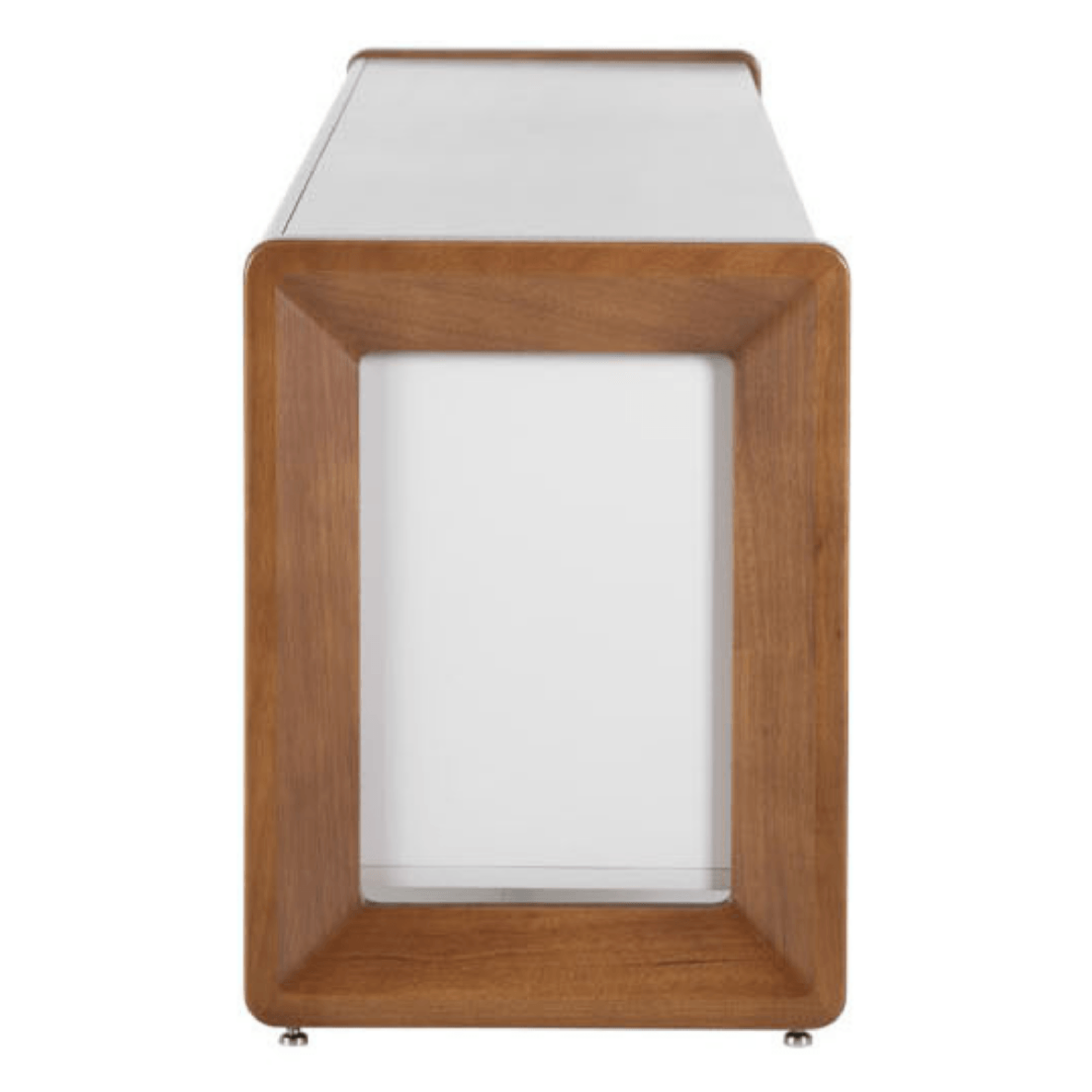 Rack Bristol Província 225cm 2 Portas 1 Gaveta Off White Fosco/Natural