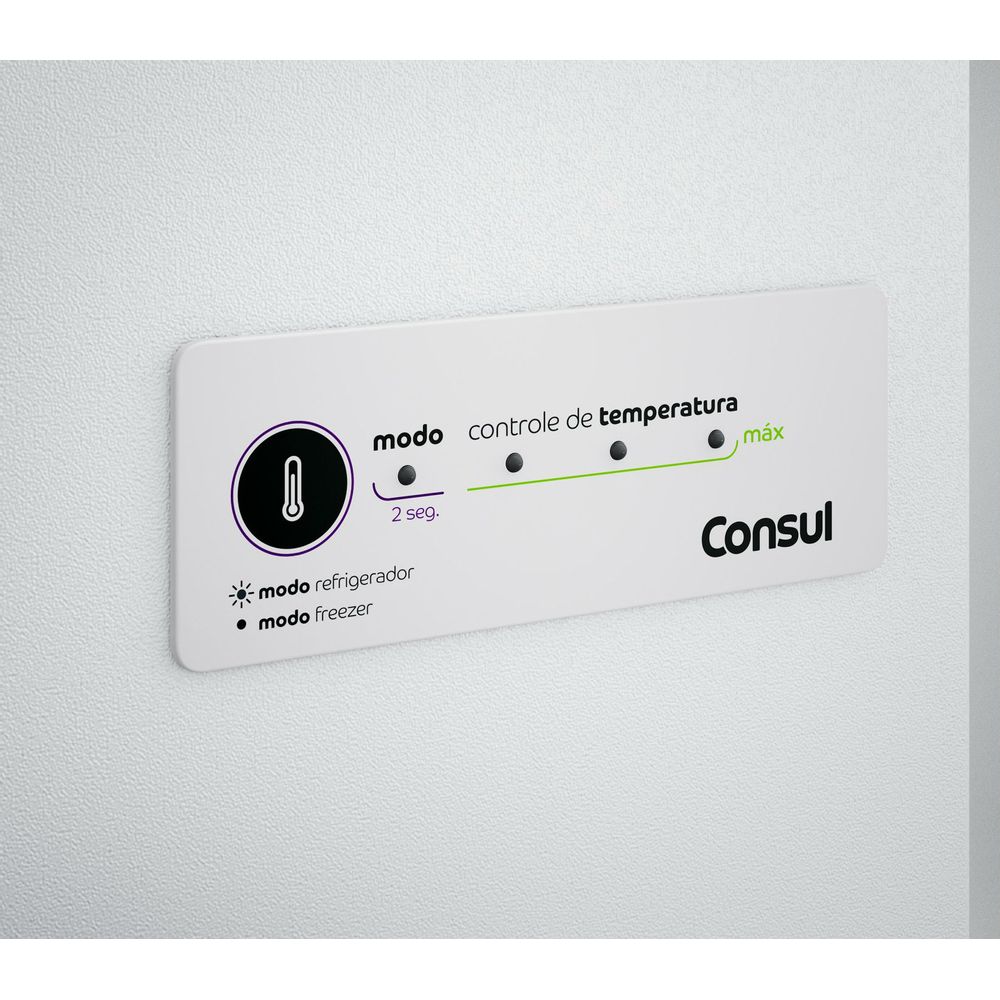 Freezer Horizontal Consul 414L 2 Portas CHB42FB Branco 220V
