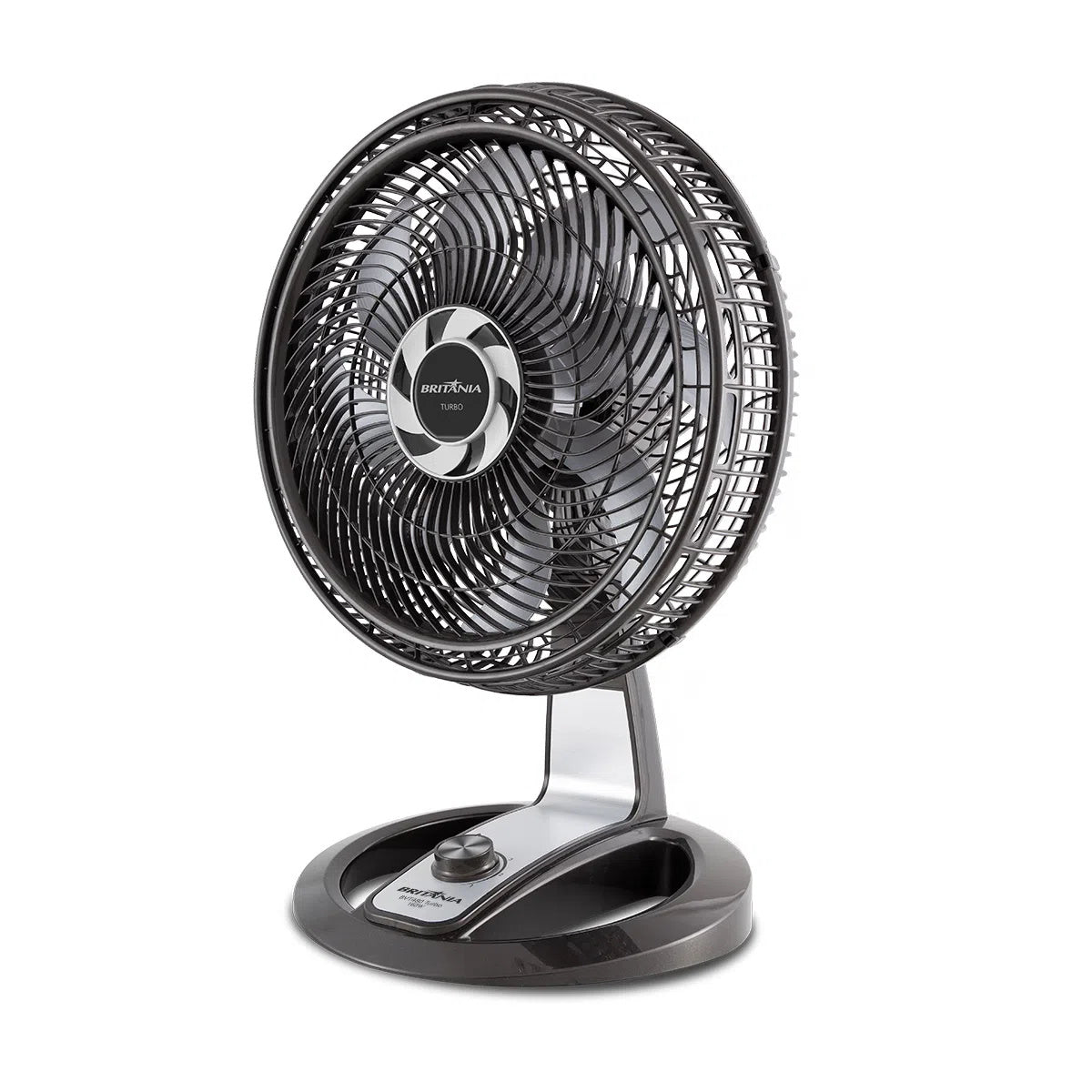 Ventilador de Mesa/Parede Britânia Turbo BVT480 8 Pás 50cm Titanium 220V