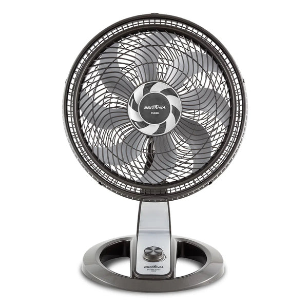 Ventilador de Mesa/Parede Britânia Turbo BVT480 8 Pás 50cm Titanium 220V