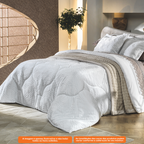 Edredom King Altenburg Blend Elegance 280x260cm Blanc