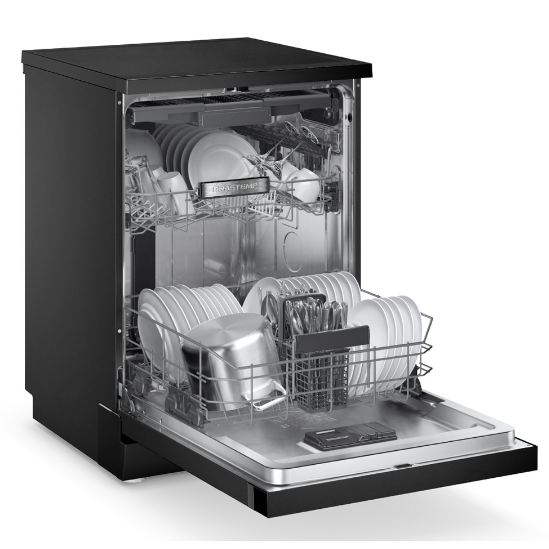 Lava-Louças Brastemp 15 Serviços BLF61AE Preto 220V