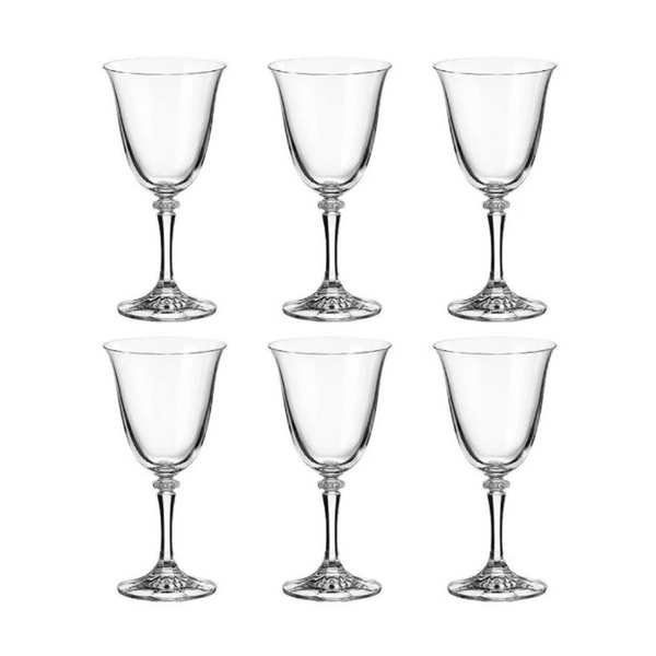 Jogo de 6 Taças para Vinho Tinto Dayhome Branta em Cristal 290ml