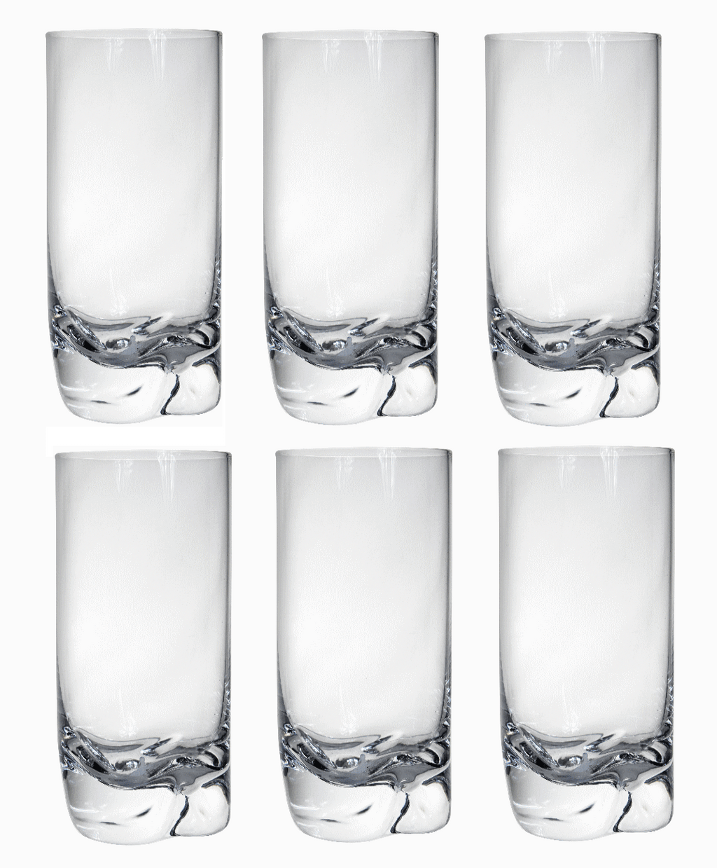 Jogo 6 Copos Rocks Full-Fit 350ml