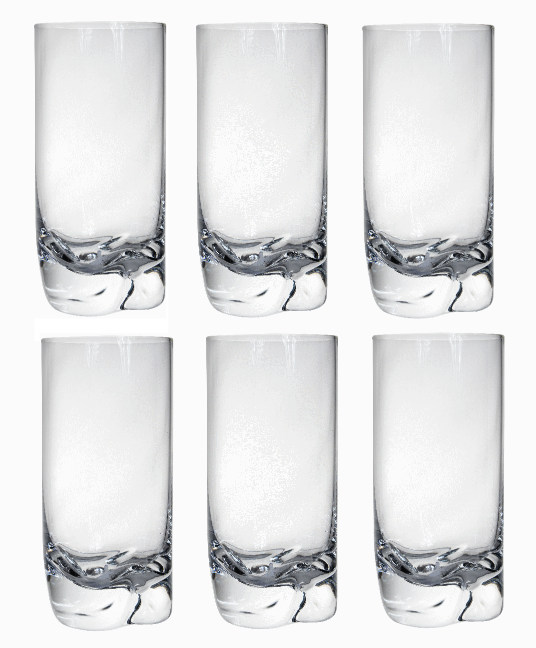 Jogo 6 Copos Rocks Full-Fit 350ml