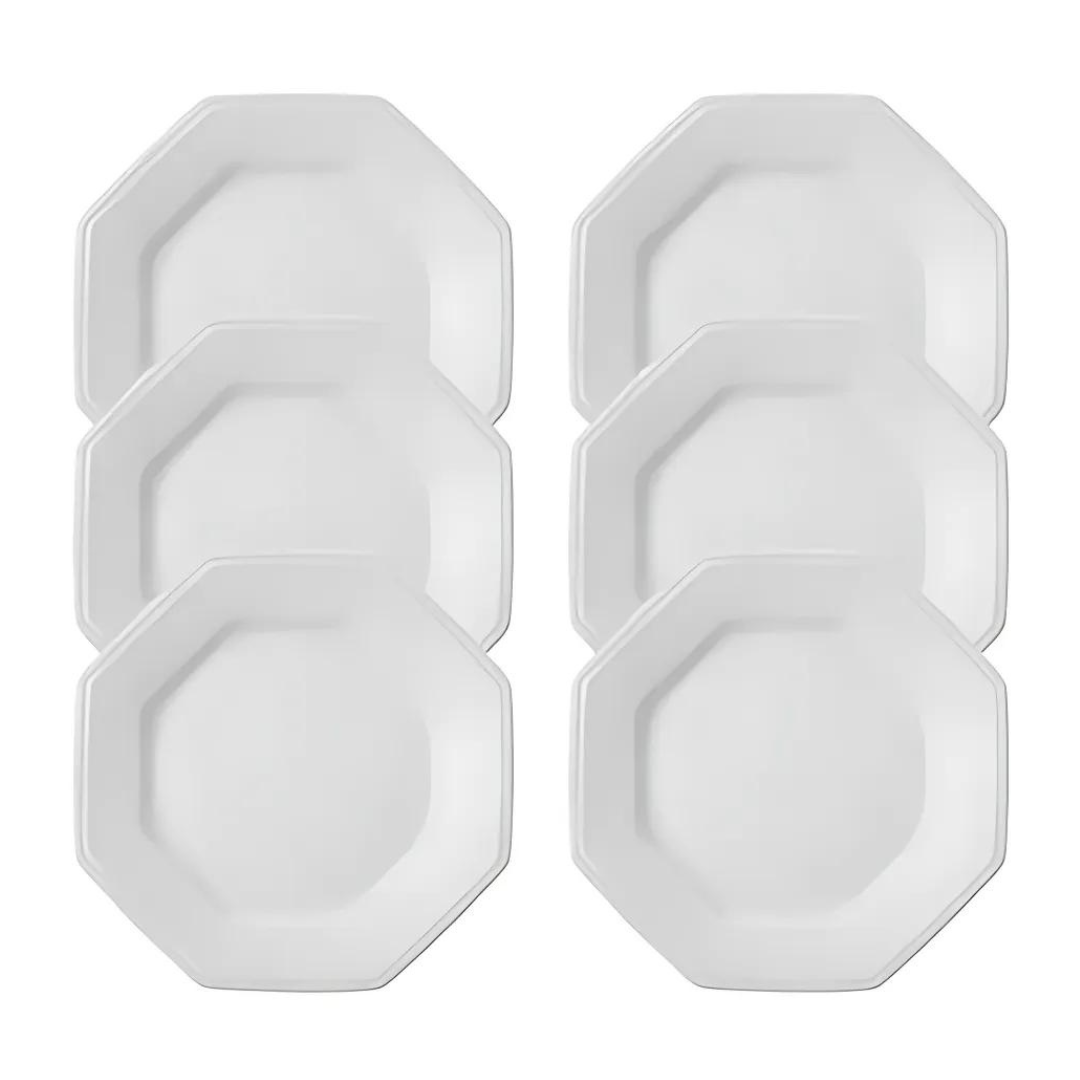 Jogo de 6 Pratos de Sobremesa Schmidt Prisma 1ª Linha