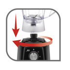 Liquidificador Arno 2L Power Mix Plus 550W LQ20 Preto 220V