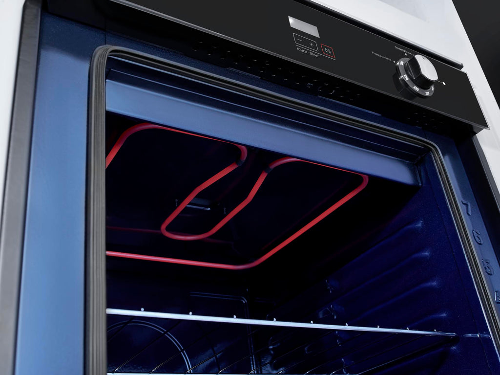 Forno de Embutir a Gás Brastemp 78L BOA84AE com Grill Timer Touch Preto 220V