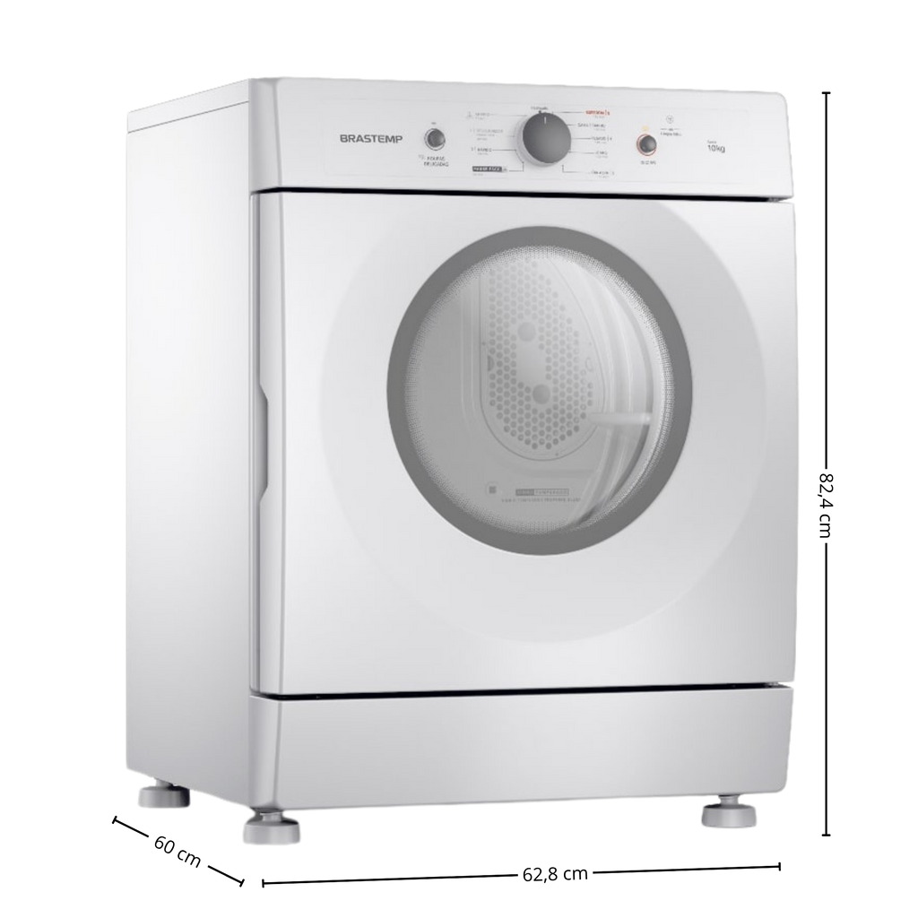 Conjunto Brastemp Lavadora de Roupas 14kg Advanced BWF14AB + Secadora Piso 10kg BSR10BB 220V