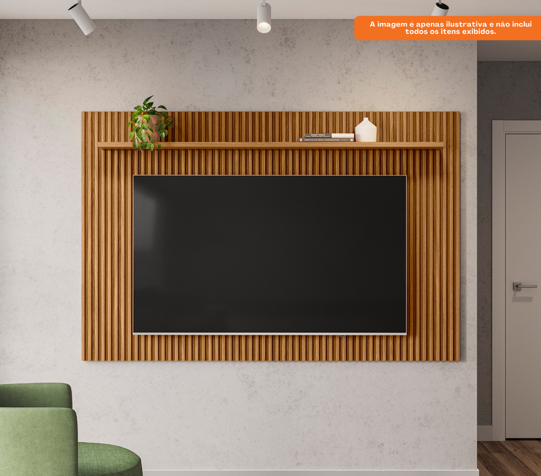 Painel Suspenso Genova Linea 201cm Nature Fosco