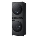Lavadora e Secadora 14kg LG Torre WashTower AI DD Smart Black Inox 220V
