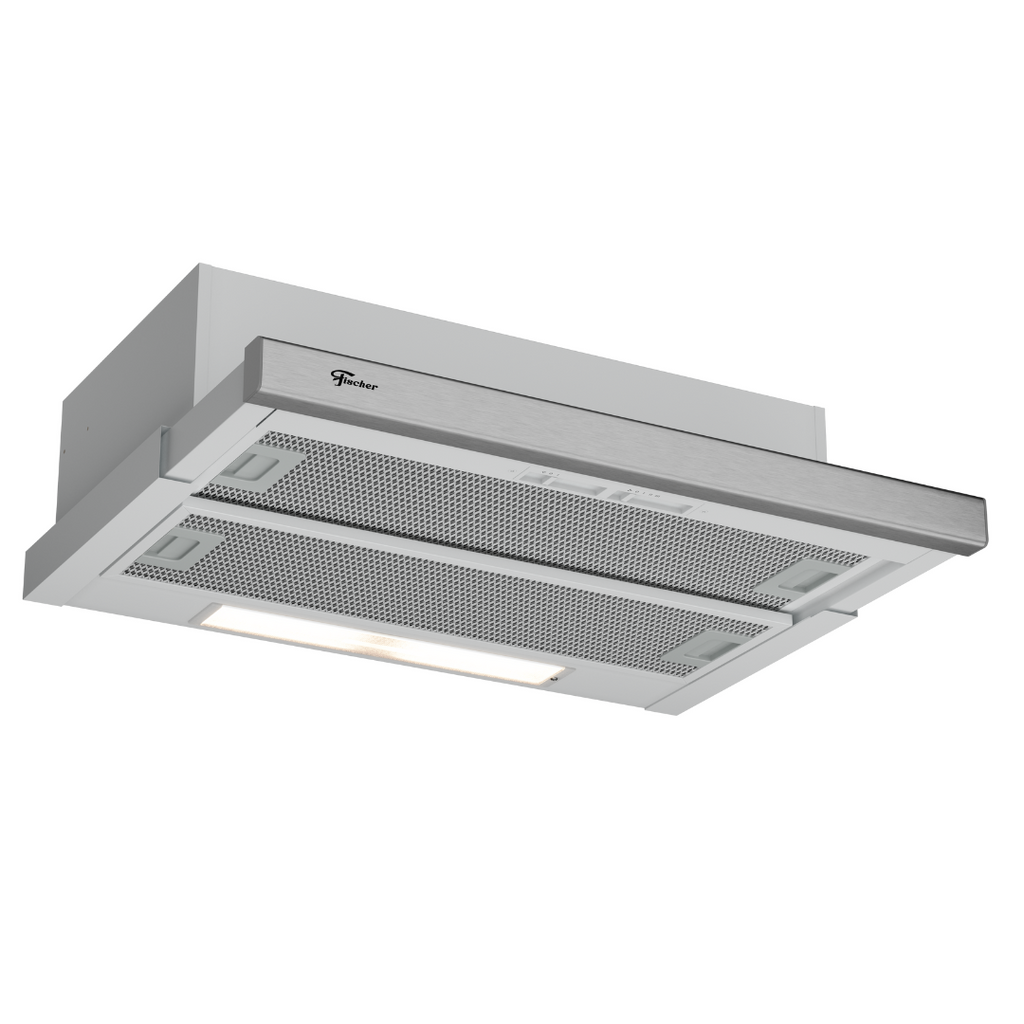 Depurador de Ar de Embutir Fischer Slim 60cm de Embutir Inox/Branco 220V