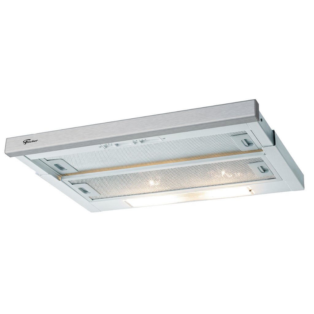 Depurador de Ar de Embutir Fischer Slim 60cm de Embutir Inox/Branco 220V