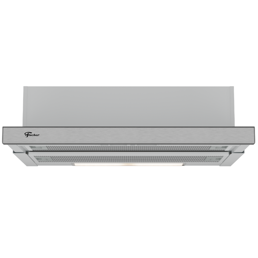 Depurador de Ar de Embutir Fischer Slim 60cm de Embutir Inox/Branco 220V