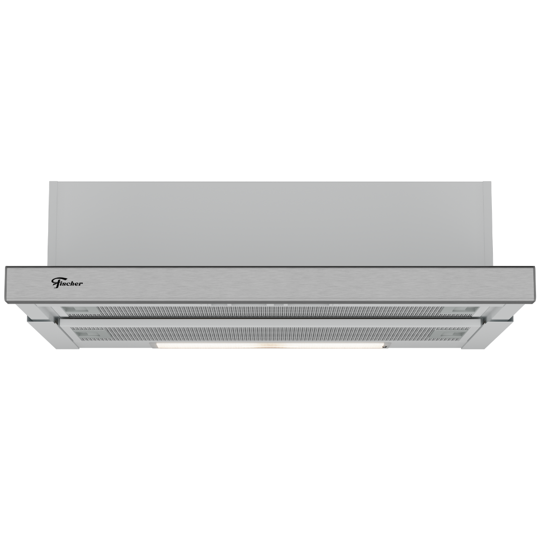 Depurador de Ar de Embutir Fischer Slim 60cm de Embutir Inox/Branco 220V