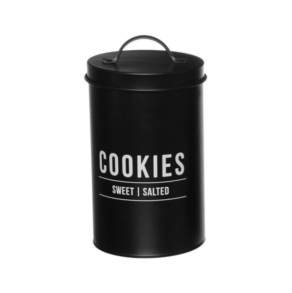 Pote para Biscoito de  Etilux Manhattan  1,7L Preto